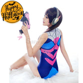 【In Stock】Game Overwatch Cosplay Swimsuit Dva Costume Costumes